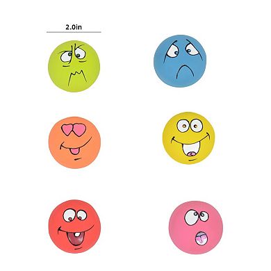 Pet Squeaky Latex Toy Set with Funny Faces Durable BPA-Free Design for Small and Medium Dogs