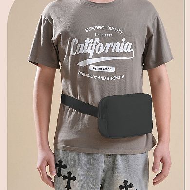 Canvas Chest Bag - Compact Crossbody Shoulder Bag