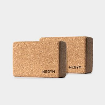 WeGym Cork 3 in Yoga Block - Set of 2