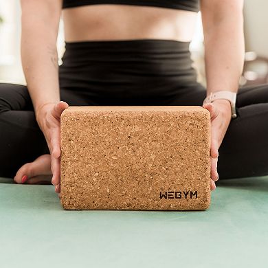WeGym Cork 3in Yoga Block - Set of 2