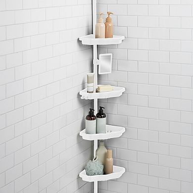 Bath Bliss 4-Tier Corner Shower Organizer