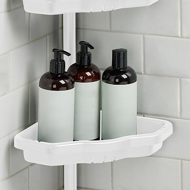 Bath Bliss 4-Tier Corner Shower Organizer