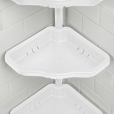 Bath Bliss 4-Tier Corner Shower Organizer