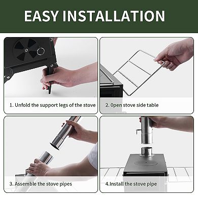 11 Square Freestanding Wood Burning Stove