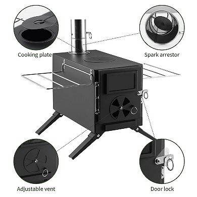 11 Square Freestanding Wood Burning Stove