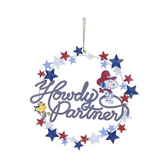 Celebrate Together™ Peanuts Americana Wreath with Snoopy & Stars