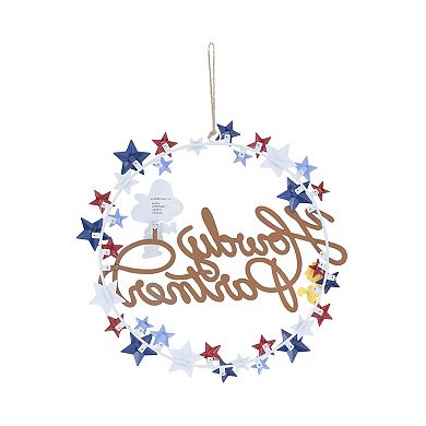 Celebrate Together™ Peanuts Americana Wreath with Snoopy & Stars