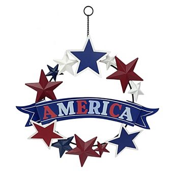 Celebrate Together™ Americana America Metal Wreath