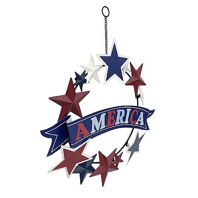 Celebrate Together™ Americana America Metal Wreath