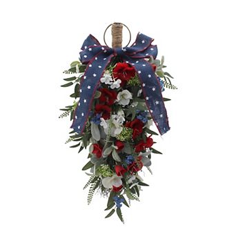 Celebrate Together™ Americana Teardrop Americana Wreath