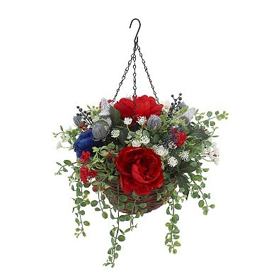 Celebrate Together™ Americana Artificial Florals Basket Botanical