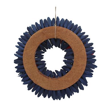 Celebrate Together™ Americana Botanical Wood Curl Wreath