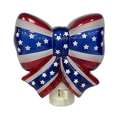 Americana Patriotic Bow Night Light
