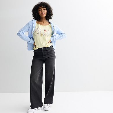 Juniors' Disney's Winnie the Pooh Off The Shoulder Graphic Top