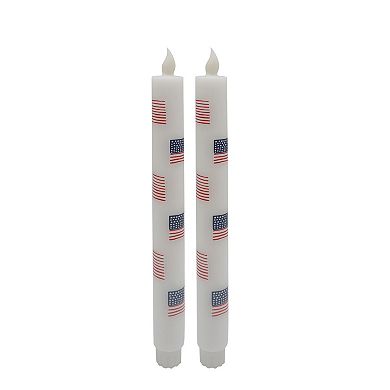 Americana Celebrate Together 2-pc. Bow Taper Candle Set