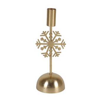 Americana Metal Snowflake Taper Holder
