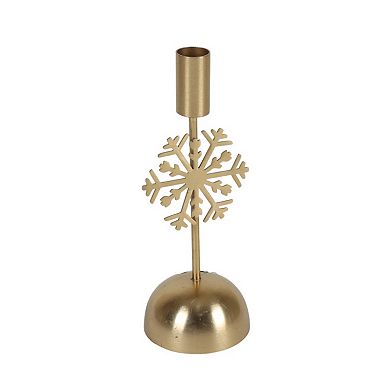 Americana Metal Snowflake Taper Holder