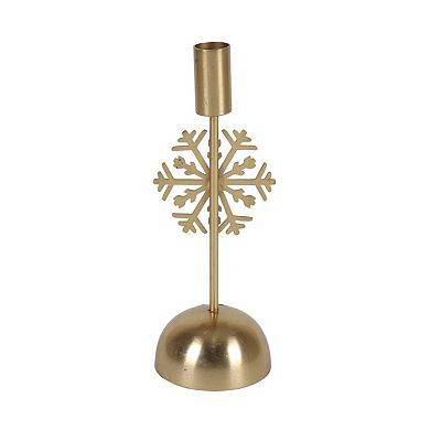 Americana Metal Snowflake Taper Holder