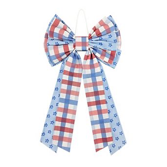 Celebrate Together™ Americana Stars & Stripes Fabric Bow