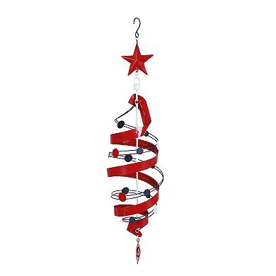 Celebrate Together™ Americana Mild Steel Wind Spinner Outdoor Decor 36-inches