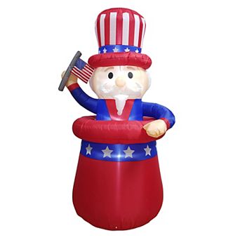 Americana LED Inflatable Uncle Sam Outdoor Decor