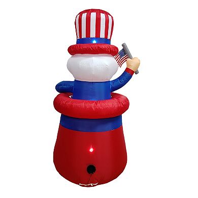 Americana LED Inflatable Uncle Sam Outdoor Decor