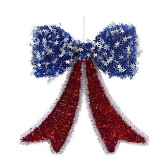 Celebrate Together™ Americana Tinsel Shaped Bow Wall Décor