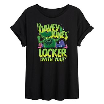 Juniors' The SpongeBob Movie: Search for SquarePants Davey Jones' Locker Oversized Tee