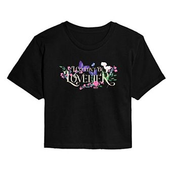 Juniors' Wicked For Good Glinda I Couldn't Be Lovelier Cropped Tee
