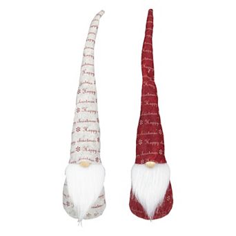 Northlight Tall Pointy Hat Gnomes Table Decor Set of 2