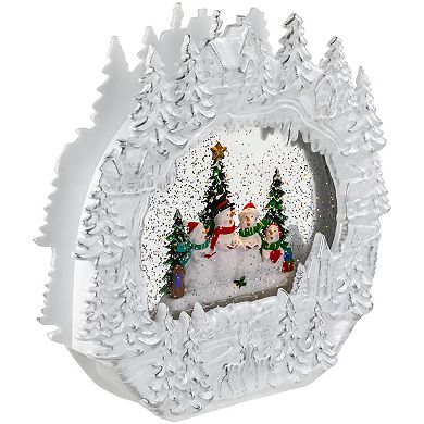 Northlight LED Lighted Caroling Snowmen Christmas Snow Globe Table Decor