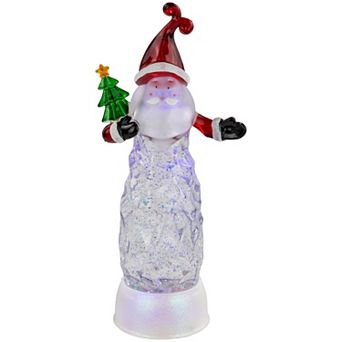Northlight LED Lighted Santa Acrylic Snow Globe Table Decor