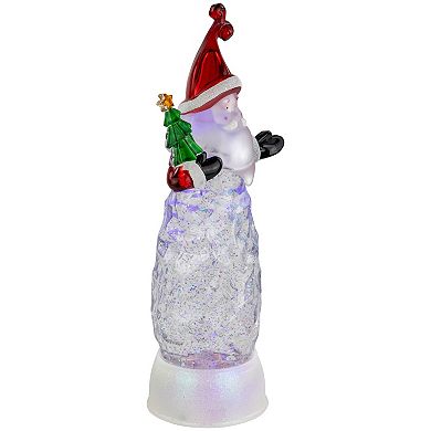Northlight LED Lighted Santa Acrylic Snow Globe Table Decor