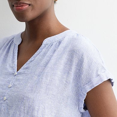 Women's Sonoma Goods For Life® Dolman Sleeve Popover Shirt