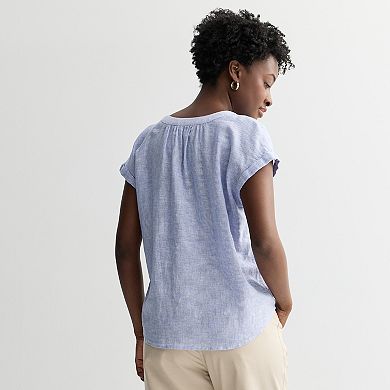 Women's Sonoma Goods For Life® Dolman Sleeve Popover Shirt