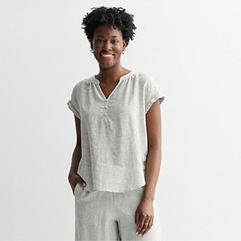 Women's Sonoma Goods For Life® Dolman Sleeve Popover Shirt