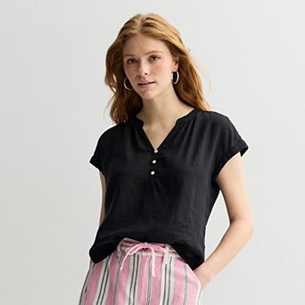 Women's Sonoma Goods For Life® Dolman Sleeve Popover Shirt