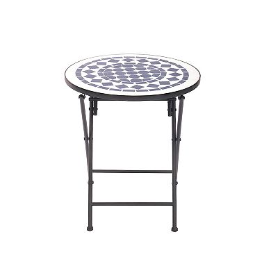 Sonoma Goods For Life® Mosaic Folding Accent Table 18-inch