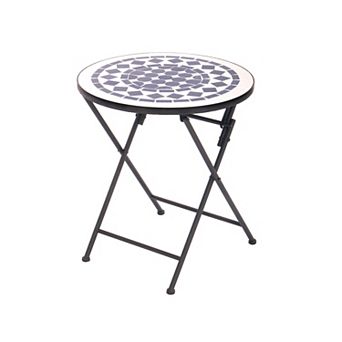 Sonoma Goods For Life® Mosaic Folding Accent Table 18-inch