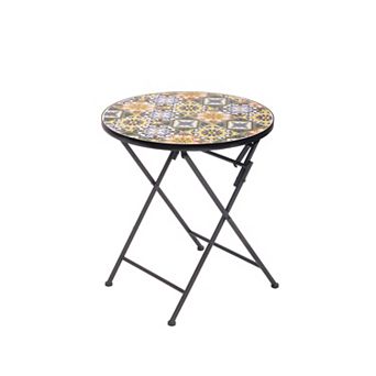 Sonoma Goods For Life® Mosaic Folding Accent Table 18-inch