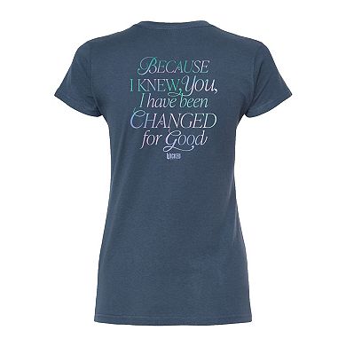 Juniors' Wicked For Good Fitted Tee
