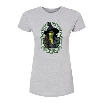 Juniors' Wicked For Good Elphaba Frame Fitted Tee
