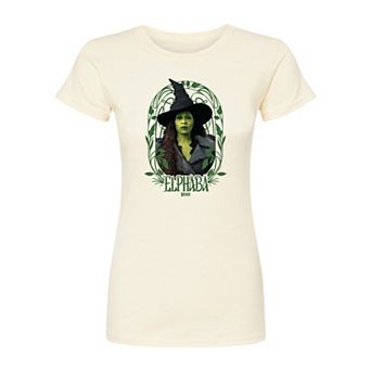 Juniors' Wicked For Good Elphaba Frame Fitted Tee