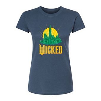 Juniors' Wicked For Good Fitted Tee