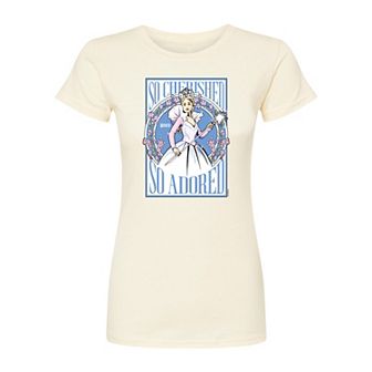 Juniors' Wicked For Good Glinda So Cherished So Adored Fitted Tee