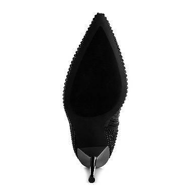 London Rag Orymple Women's Rhinestone Studded Boots
