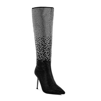 London Rag Orymple Women's Rhinestone Studded Boots