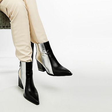 London Rag Stemon Women's Block Heel Boots