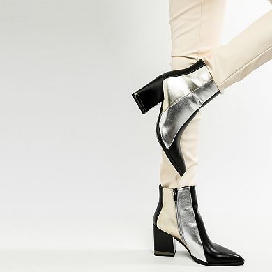 London Rag Stemon Women's Block Heel Boots