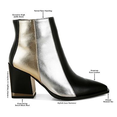 London Rag Stemon Women's Block Heel Boots